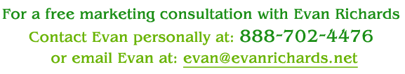 Contact Evan personally